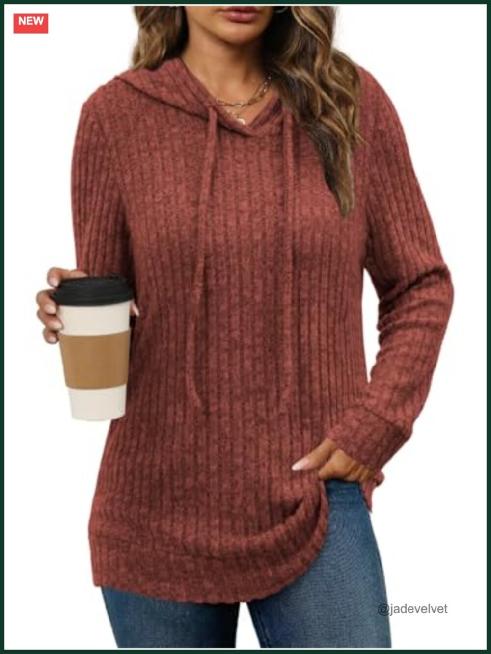 Womens Hoodie Sweater Long Sleeve Pullover Tunic Top Fall Layering